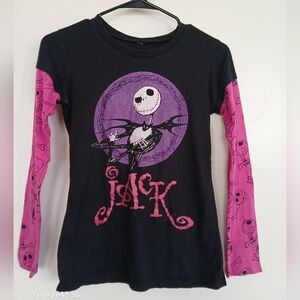 The Nightmare Before Christmas Jack Long-sleeve Tee: Juniors S